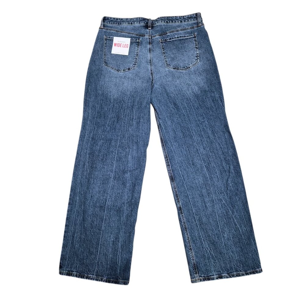 NWT Celebrity Pink Juniors Slouchy Wide Leg Baggy Jeans Size 15/32, 19/34, 21/35 - Picture 7 of 12